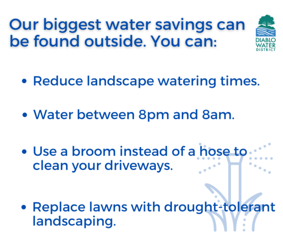 Copy of Our biggest water savings can be found outside. (2)