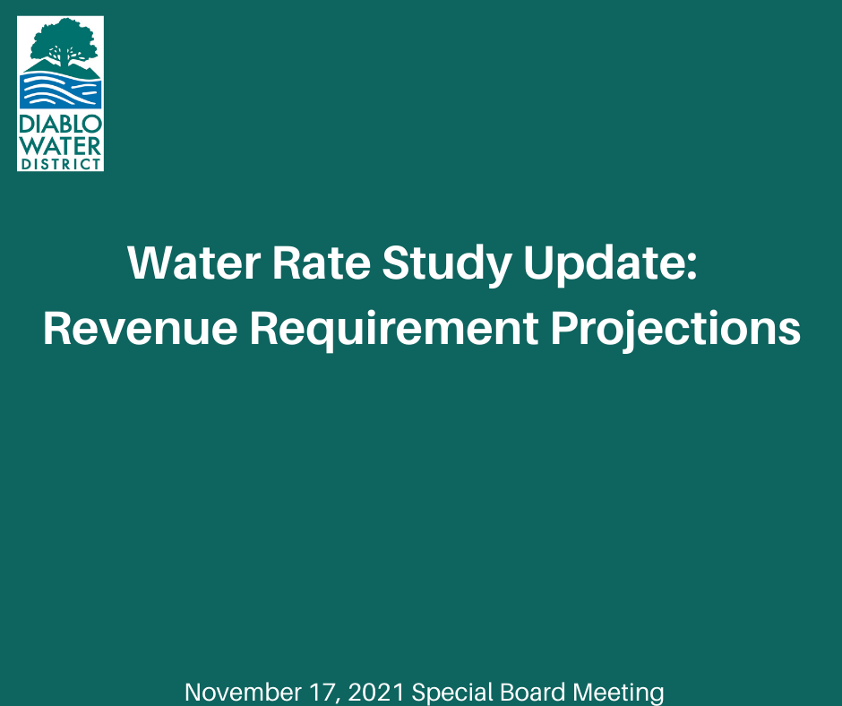 Water Rate Study Update - Revenue Requirement Projections